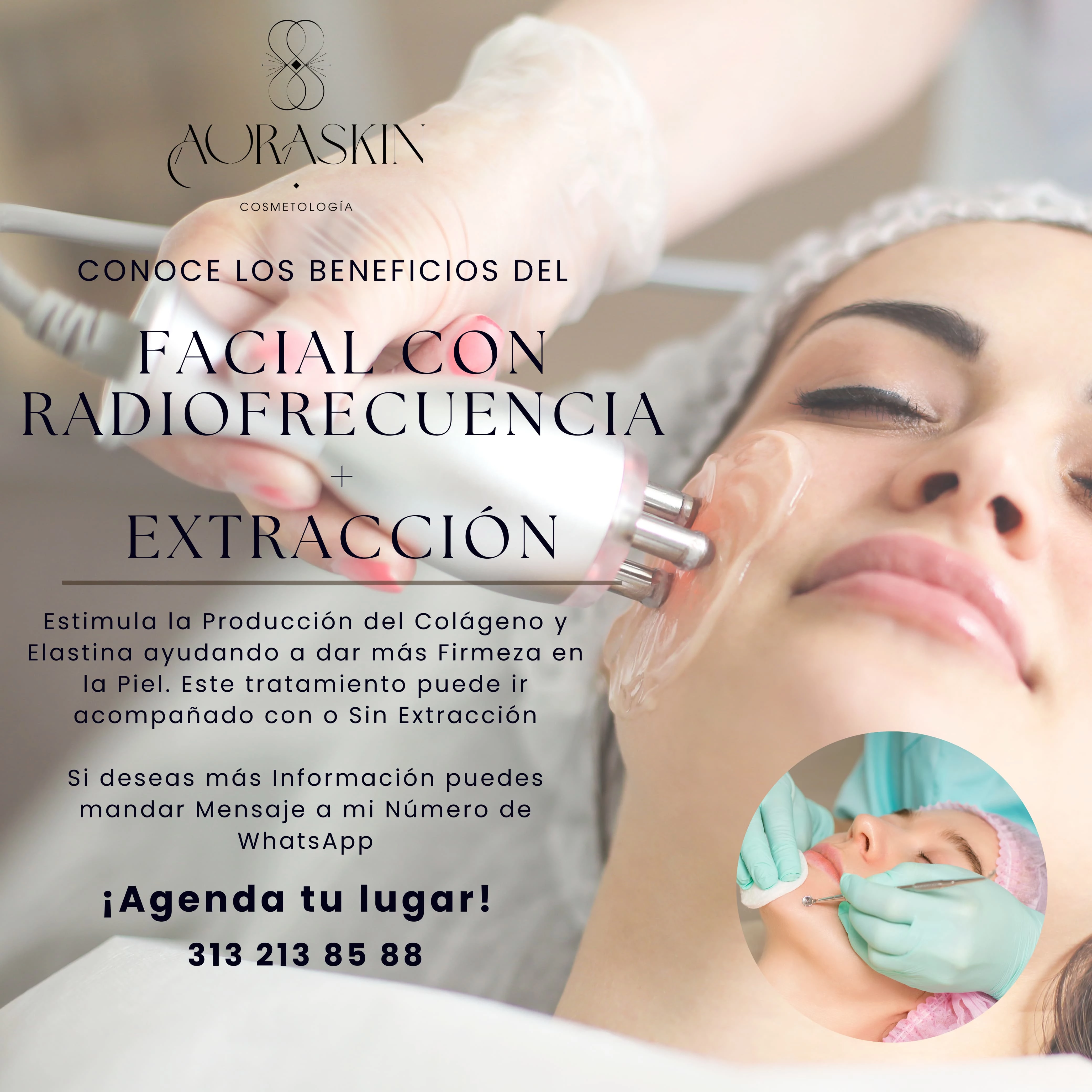 Facial + Radiofrecuencia con Extracción