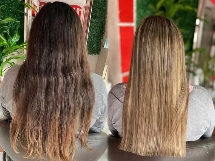 Efecto  de color babylaigth o bayalage