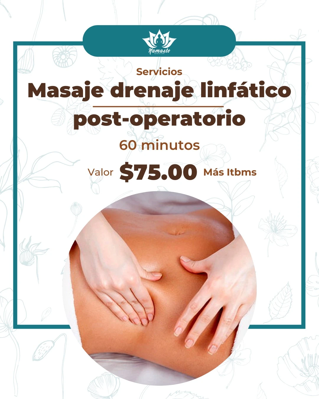 Sesión/paquetes - Masaje post-operatorio