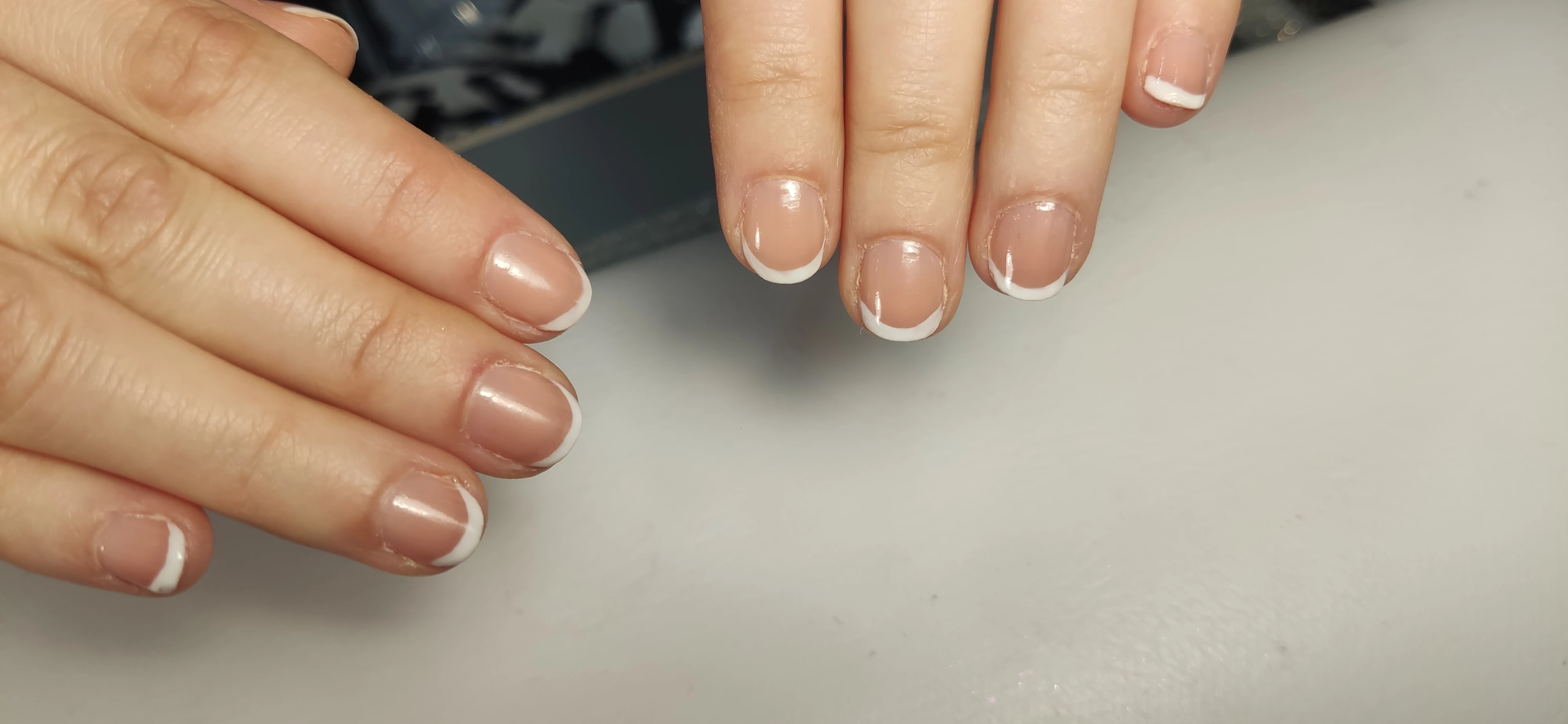 Manicura tradicional con color